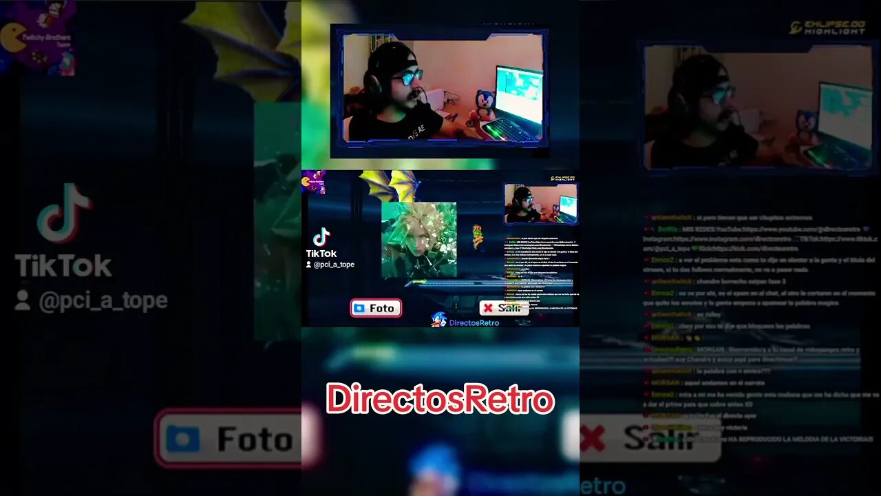 😊GRAN COMUNIDAD😊 TWITCHY BROTHERS TEAM 😊 DIRECTOSRETRO👍 #directosretro #streamer #español #shorts