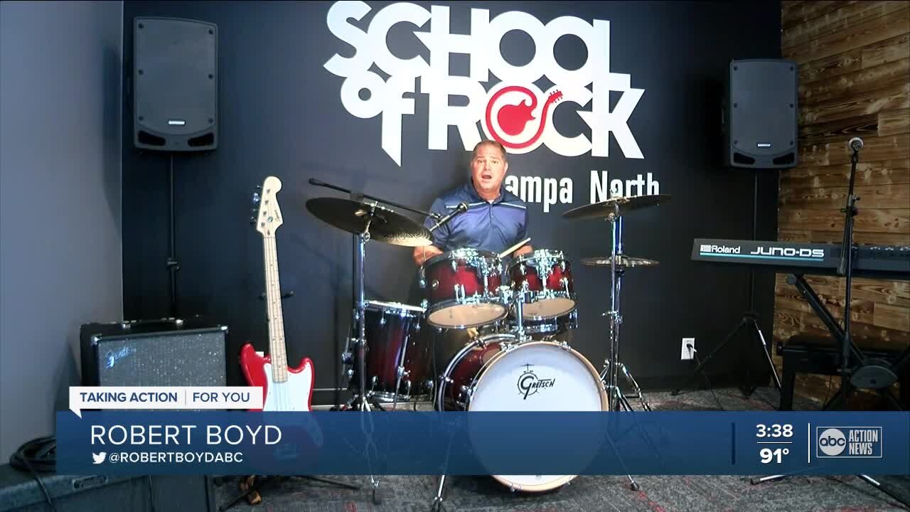 New School of Rock location in Tampa provides outlet for kids following pandemic