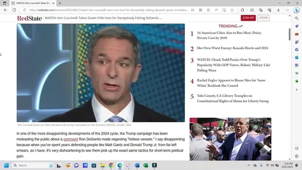 CNN Deceptively Edits Ron DeSantis "Listless Vessels" Comment
