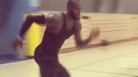 LeBron James New Workout Video Looks F**king EXHAUSTING