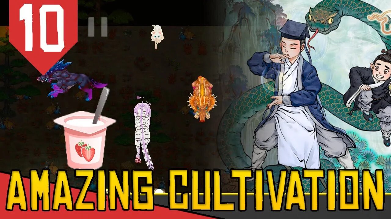 Invasão dos YOGURTES COM 8 ARTEFATOS- Amazing Cultivation Simulator Immortal #10[Série Gameplay PTBR