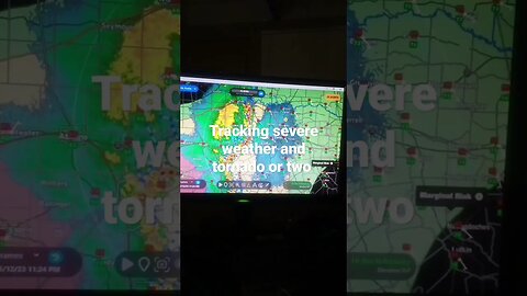 large hail and damaging winds and tornado 🌪️🌪️