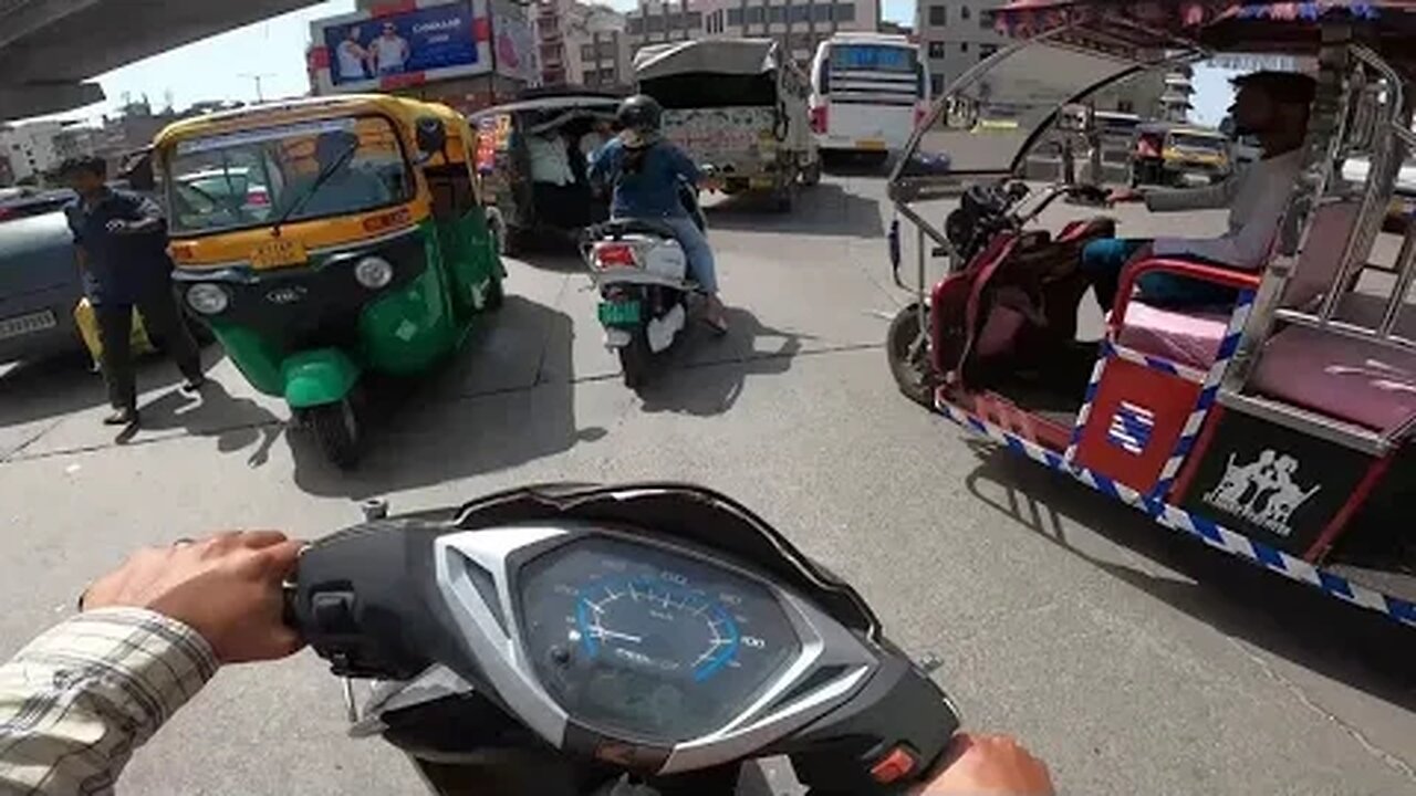 e-crash on the streets of Jaipur #jaipur