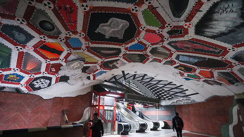 Underground Art: Stockholm's Colourful Metro Stations