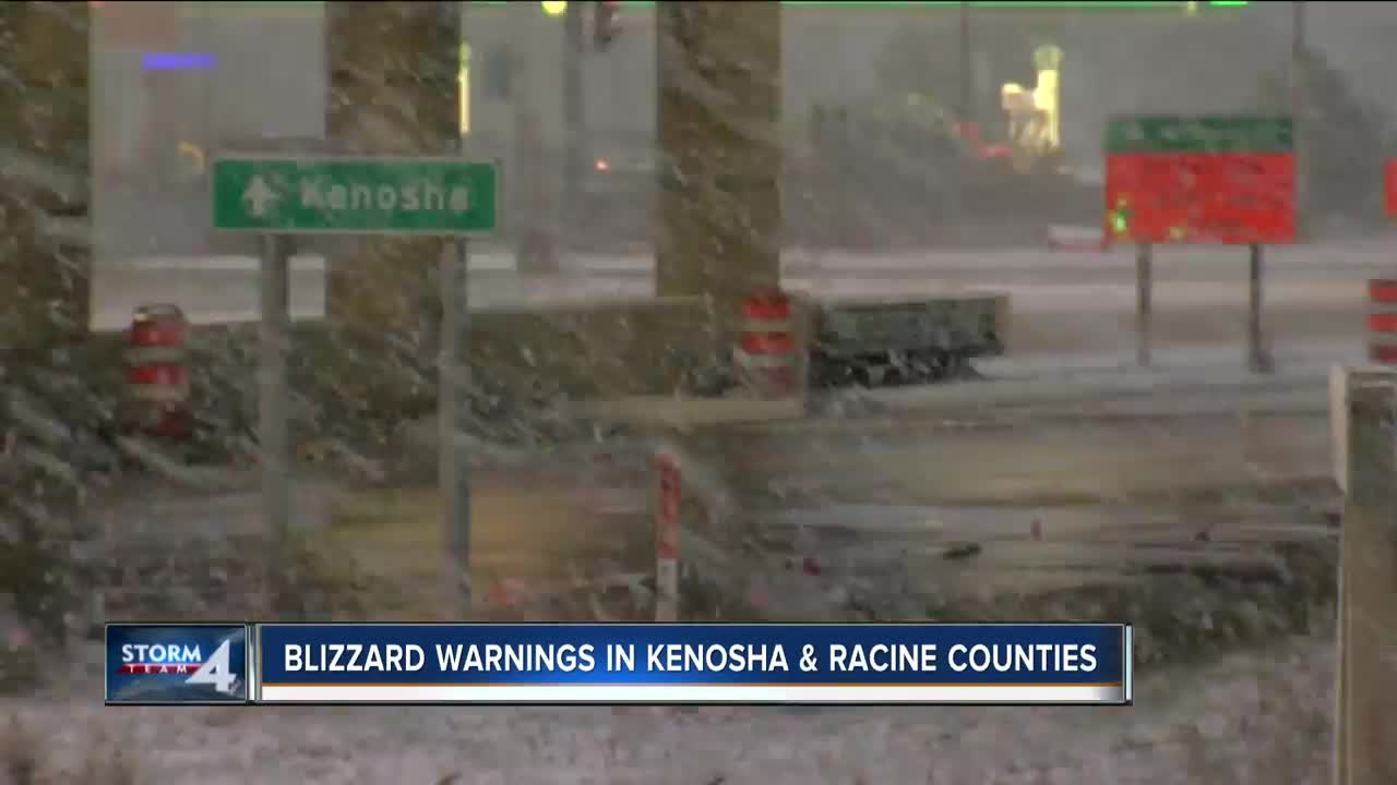 Blizzard Warnings in Kenosha & Racine Counties