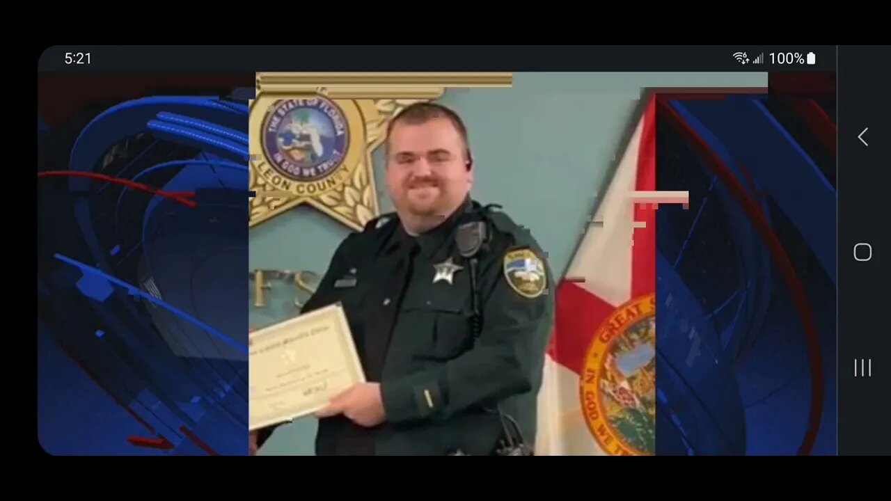 Tallahassee Florida Officer Receives an Award