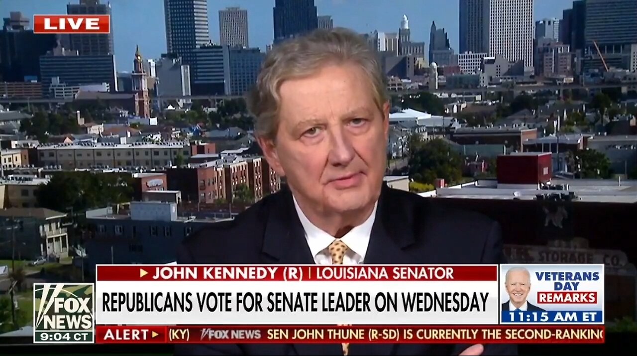 Sen John Kennedy: We Need To Get Biden's Meatheads Out