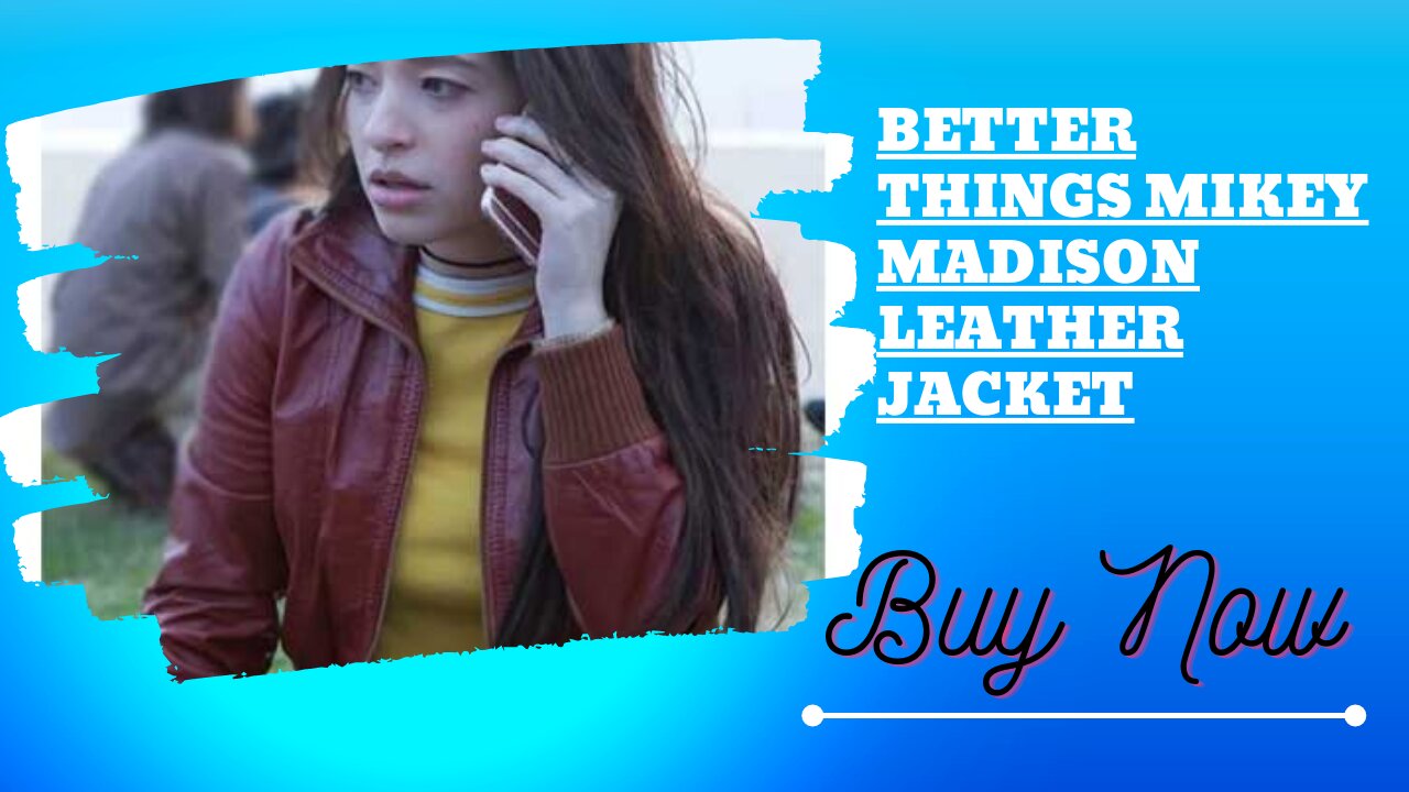 Better Things || Mikey Madison || Leather Jacket