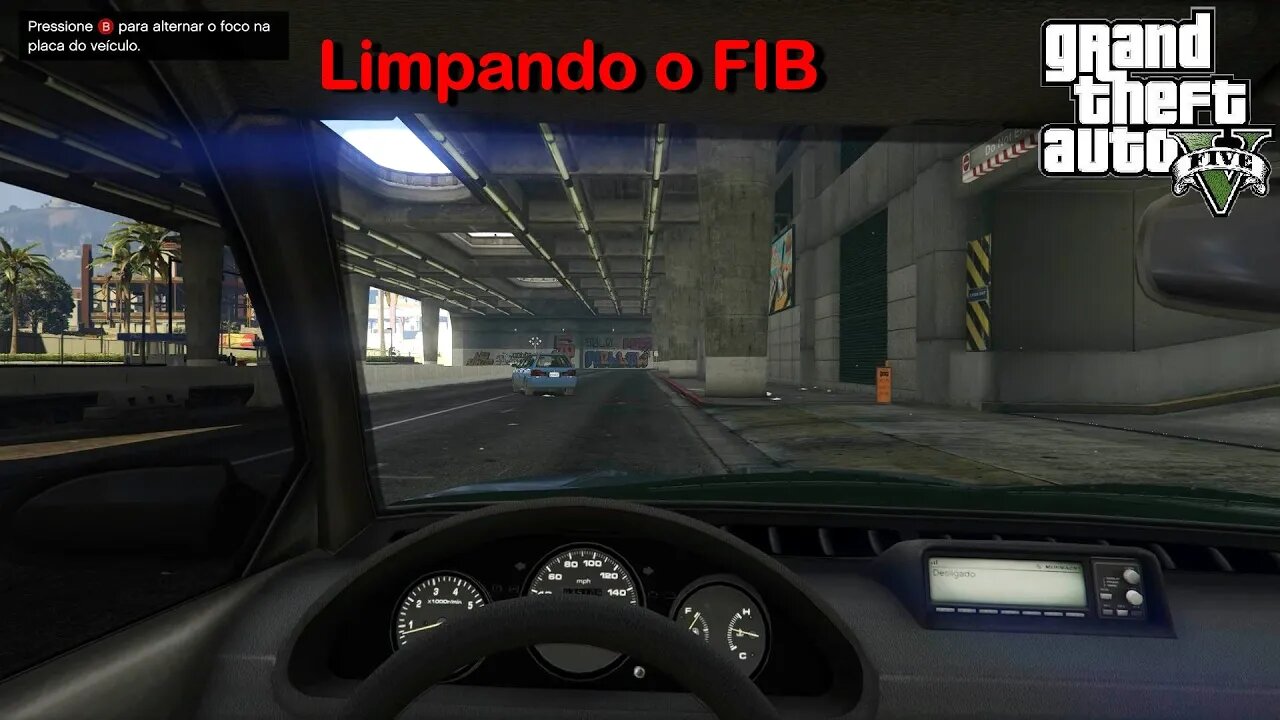 Limpando o FIB - GTA 5 - Cleaning out the Bureau - na AMD Radeon RX 580 8GB GDDR5 256bits