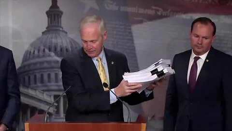 Sen Ron Johnson on Omnibus Bill Earmarks