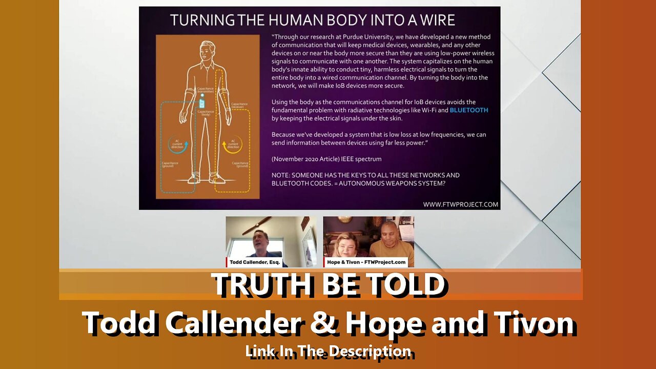 TRUTH BE TOLD - Todd Callender & Hope and Tivon