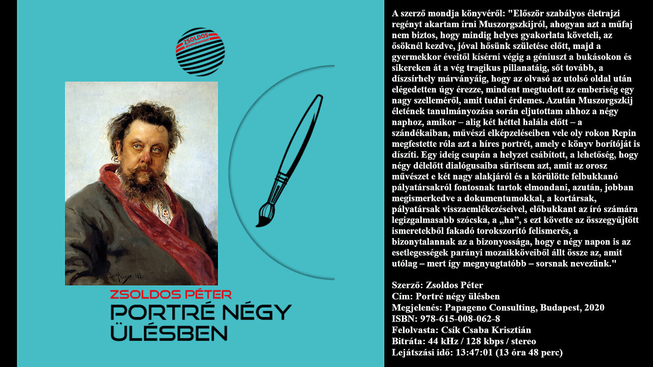 Zsoldos Péter: Portré ​négy ülésben. Papageno Consulting, Budapest, 2020