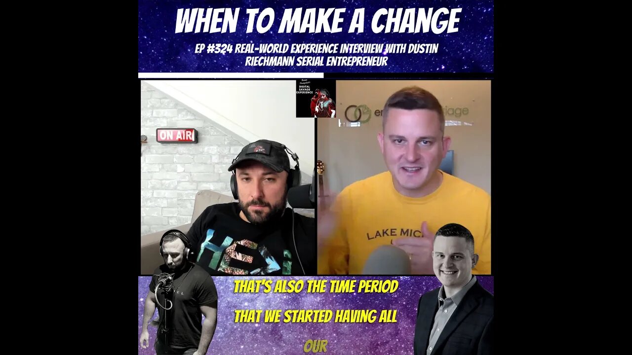 When To Make A Change - Clip From Ep 324 Real-World Experience Interview With Dustin Riechmann