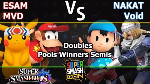 PG|ESAM & PG|MVD vs. CLG|NAKAT & CLG|Void - Wii U Doubles Pools - SSC2017