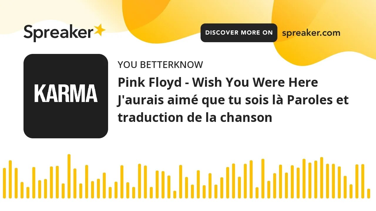 Pink Floyd - Wish You Were Here J'aurais aimé que tu sois là Paroles et traduction de la chanson