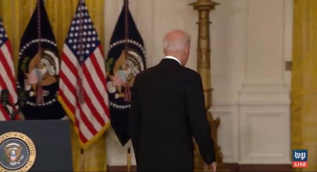 Old Senile Joe Biden Hasn’t Held Cabinet Meeting or Press Conference Since July! Exhausted?