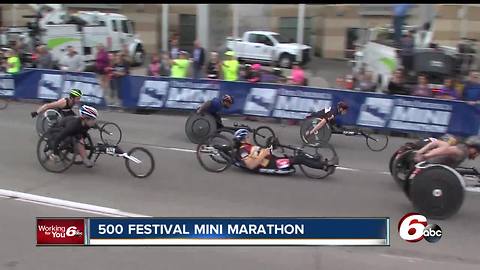 One of the largest marathons in the country took place Saturday in Indianapolis
