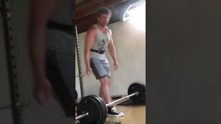 3x5 305 lbs Pause Deadlifts #shorts