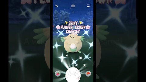 Shiny Flower Crown Chansey #pokemon #pokemongo #shiny #chansey #shinychansey #flowercrown #fyp #fy