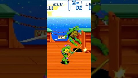 Eu Gosto Daquela Música 🎸... TMNT - Turtles in Time COOP Snes