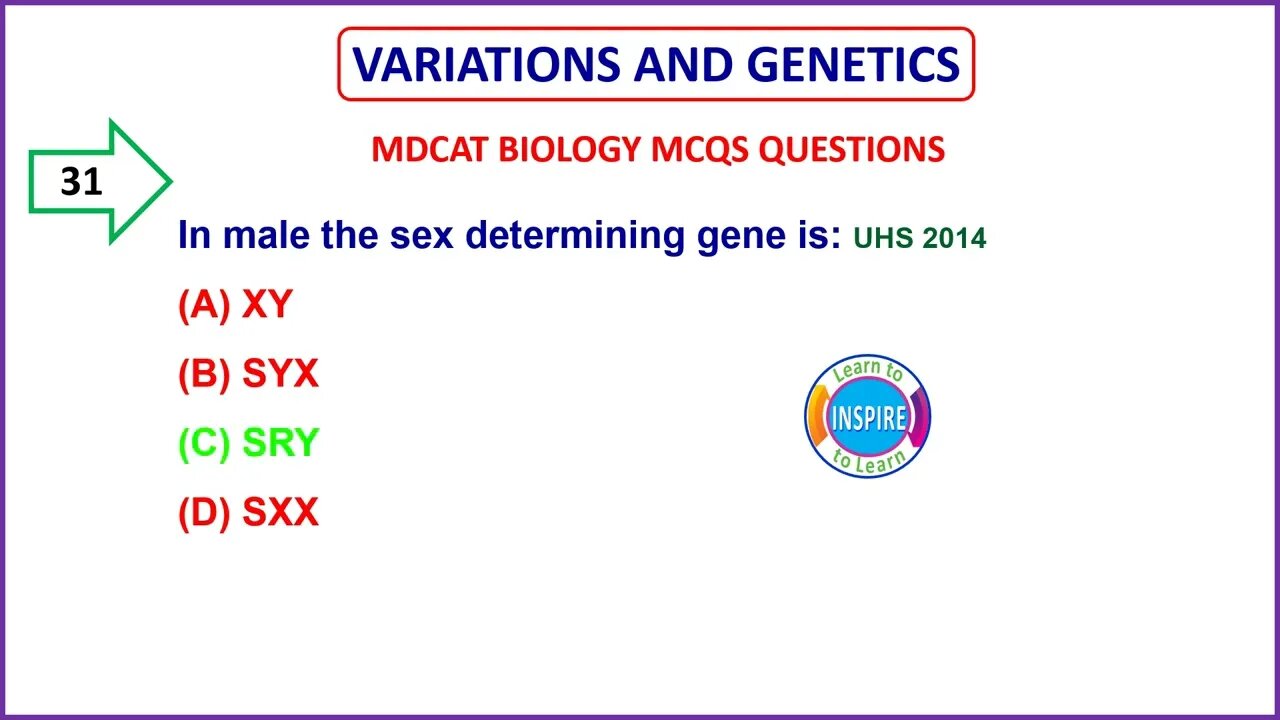 Variations and Genetics Video # 2 #mdcatbiology #variationsandgeneticsmcqs #neat #etea #nums #ppsc