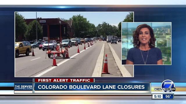 Daily closures on Colorado Blvd. scheduled for next couple weeks