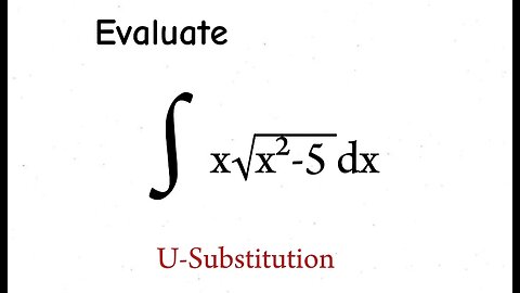 Integrate x√x²-5 dx