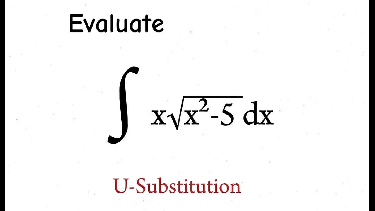 Integrate x√x²-5 dx