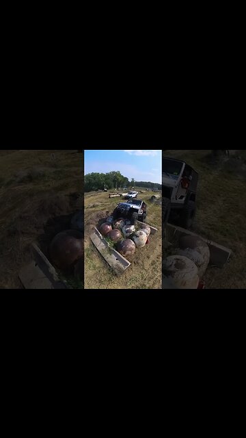 Jeep Steel Balls Obstacle