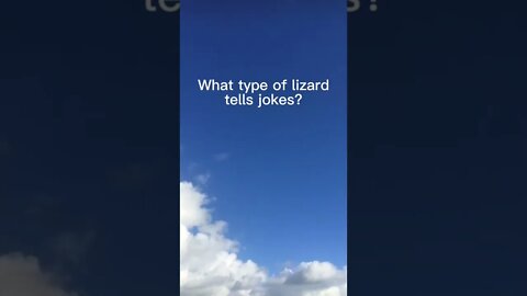 Lizard dad joke - Subscribe for more great jokes. #dadjokes #shorts