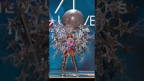 Miss Universe USA R'BONNEY On A National Costume #shorts #missuniverse2022 #viral #shortsvideo