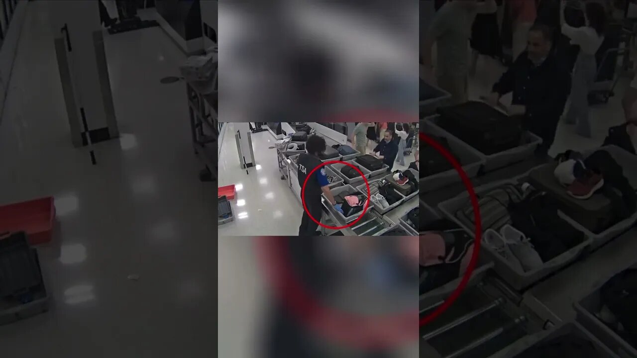 TSA agents caught in 4K 📸 stealing hundreds of dollars in cash at Miami airport