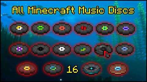 All Music Discs In Minecraft (NO ADS) (Updated for 1.20)