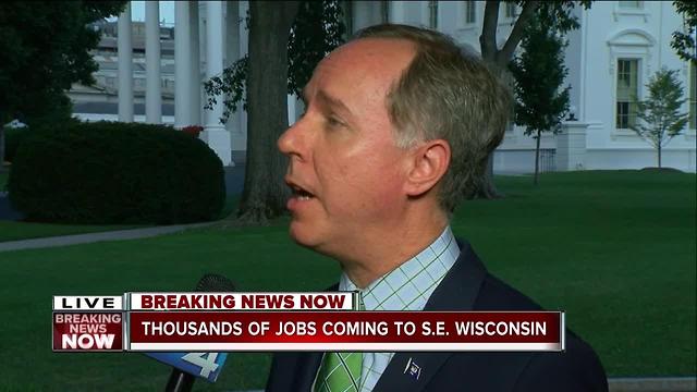 Assembly Speaker Robin Vos reacts to Foxconn announcement