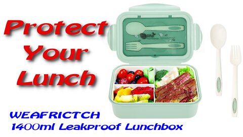 WEAFRICTCH 1400ml Leakproof Lunchbox