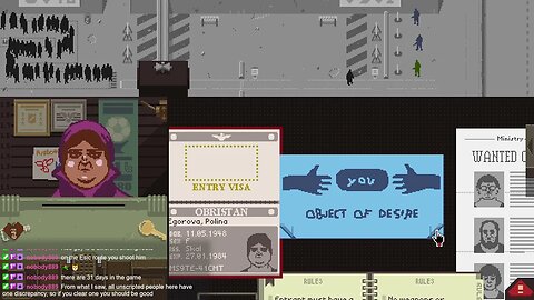 Papers, Please - Love note