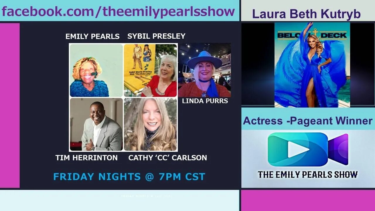 THE EMILY PEARLS 'LIVE' TELEVISION SHOW