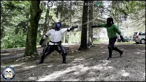 Steel Saber Duel - YHF McCamey - SCF Chris - Whispering Pines Castle #hema