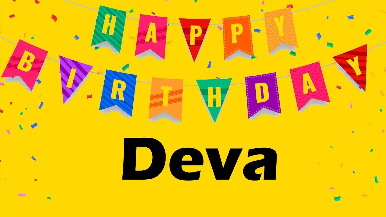 Happy Birthday to Deva - Birthday Wish From Birthday Bash