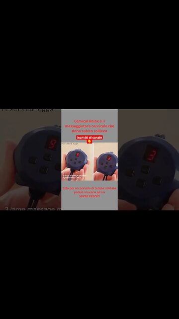 Massaggiatore cervicale 😍#shorts #salute #benessere #benefici #cervicale #massaggiatore