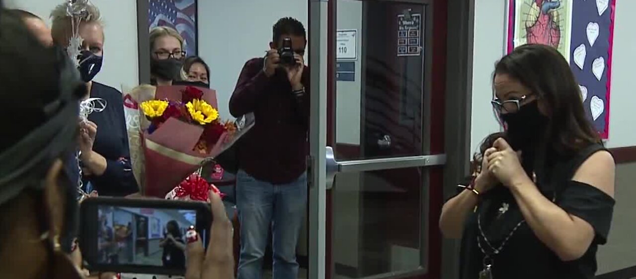 Las Vegas teacher recognized