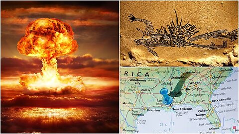 !~🚨NUCLEAR💣ALERT🚨~!NEWLY UNEARTHED CAVE DRAWINGS DEPICT ATOMIC WEAPONS BLAST DESTROYING NEW ORLEANS!
