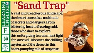 Learn English through Story 🔥 Level 1 – Sand Trap