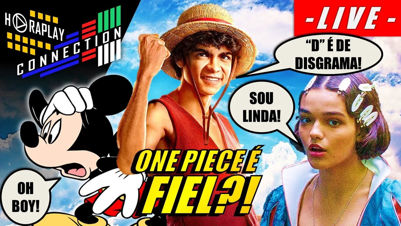 ONE PIECE DA NETFLIX É TOP?! DISNEY NO TRIBUNAL E HIGHLANDER! #CONNECTION