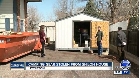 Thieves enter Shiloh Academy in Littleton, steal kids summer outdoor camping gear