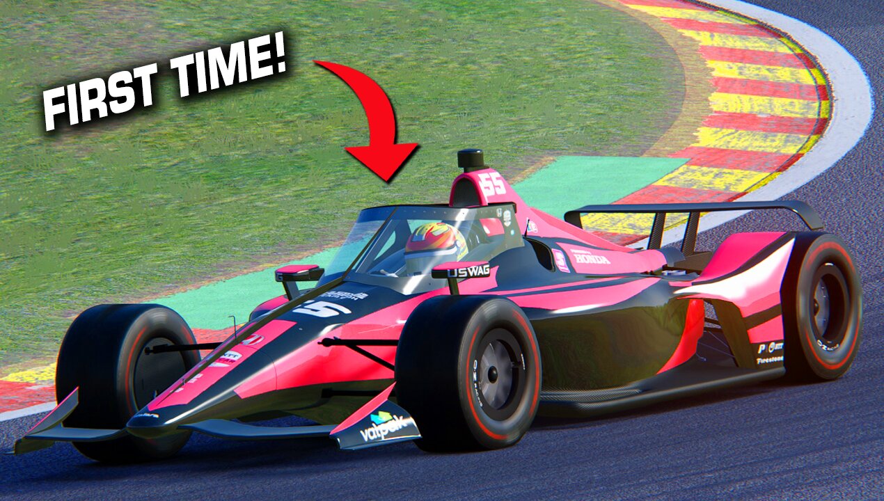 First Time Ever To Drive An Indycar in AC!