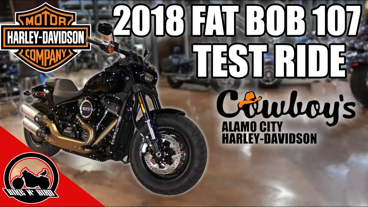 2018 Harley-Davidson Fat Bob Softail Test Ride