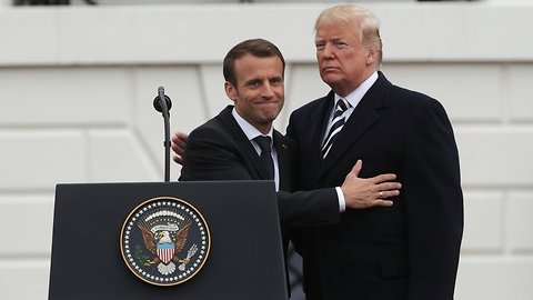 Macron Lobbies Trump To Keep US A Part Of Iran Nuclear Deal