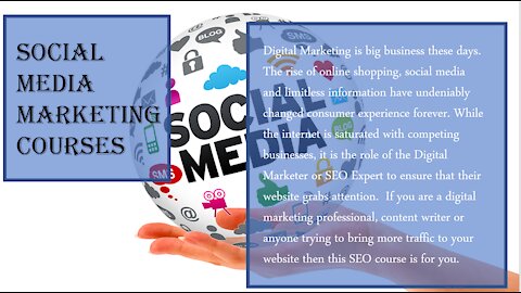 Social media marketing course