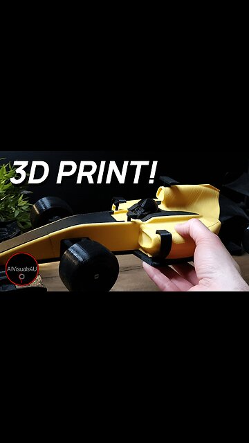 🏎 AWESOME F1 Car 3D Model - 3D Printed F1 Car - Formula 1 Car - 3D Cars | #Shorts